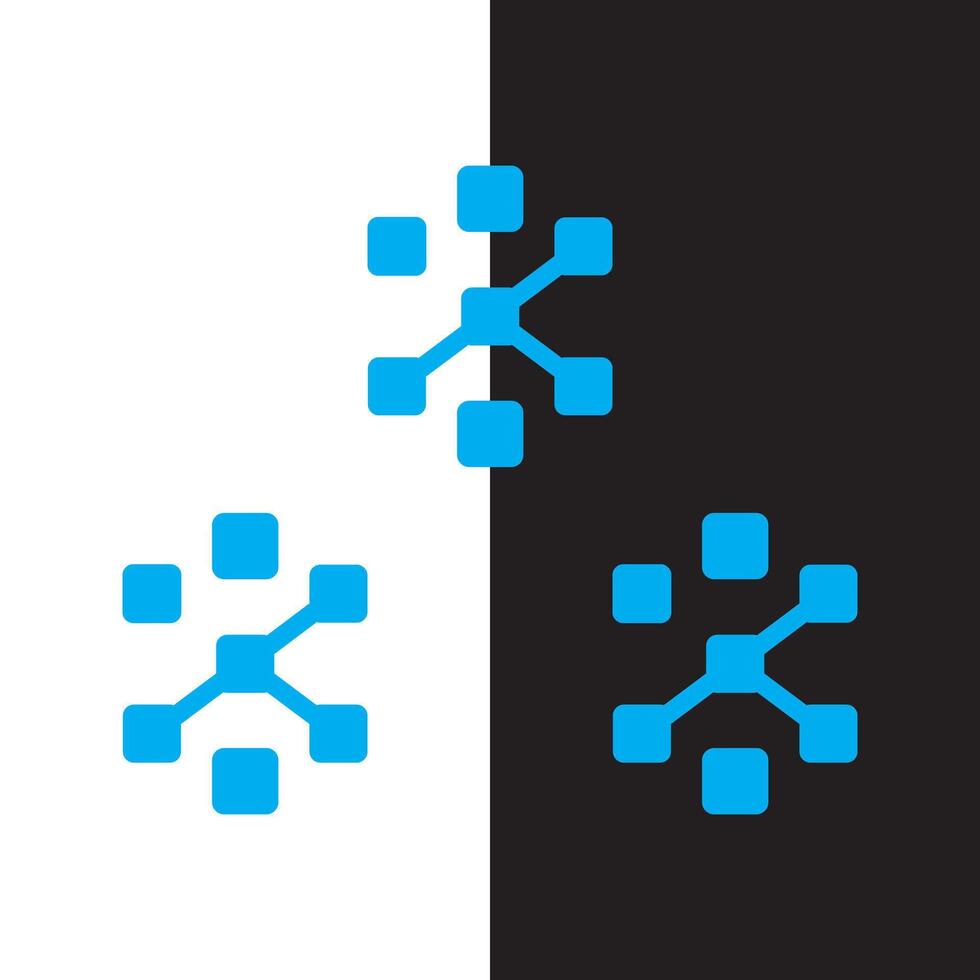 The logo for the company is shown in black and white vector