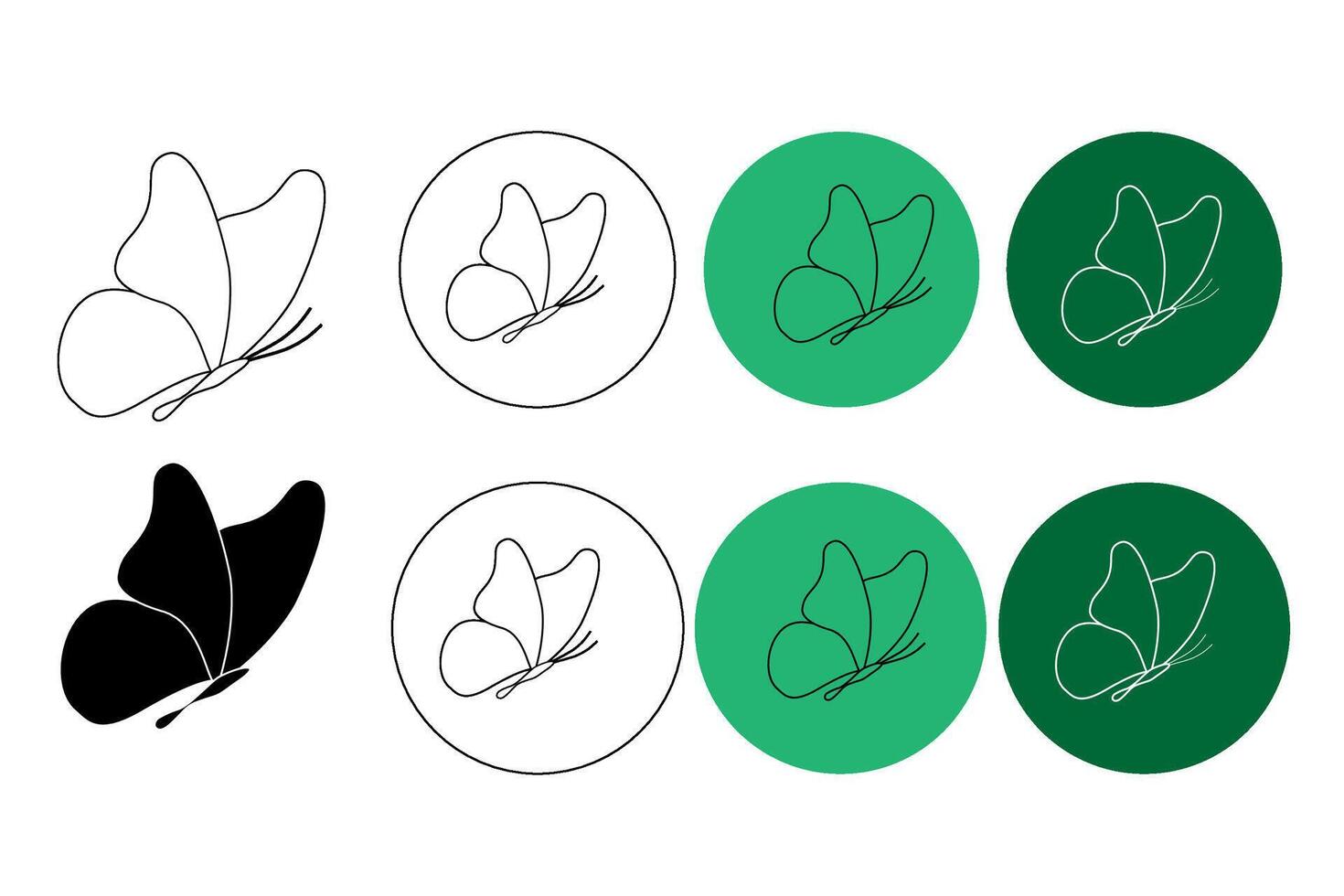 butterfly Set of elements Neo tribal tattoo shape modern acid graphic design clip art gothic flame emo goth 2000s Aesthetic style y2k wings ink black white aggressive line graphic ornamental doodle vector