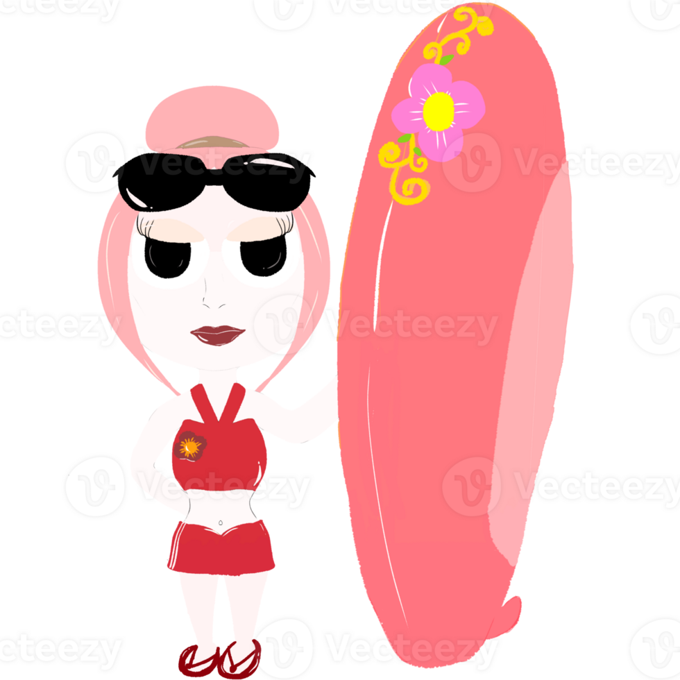 Sea Surfer Girl png