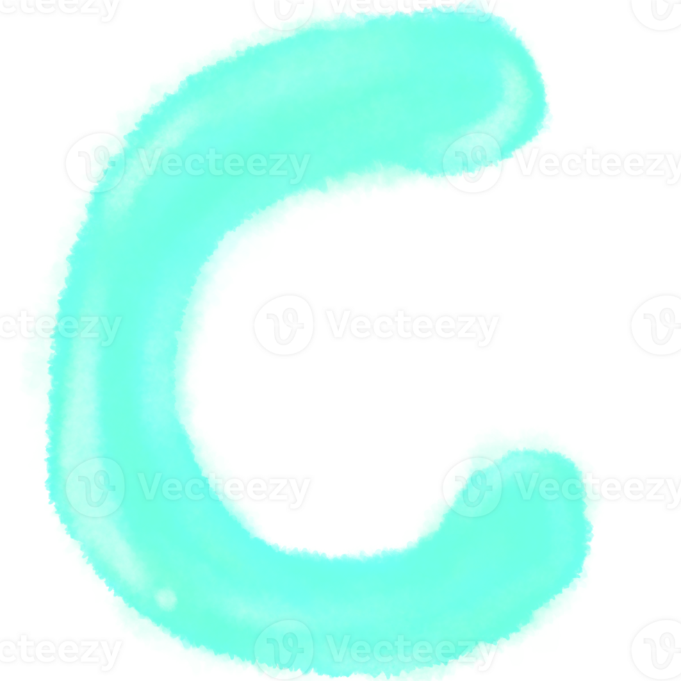 English letter font C png