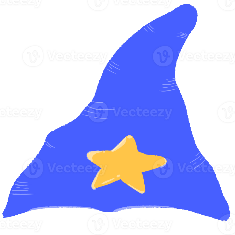 Blue Witch Hat png