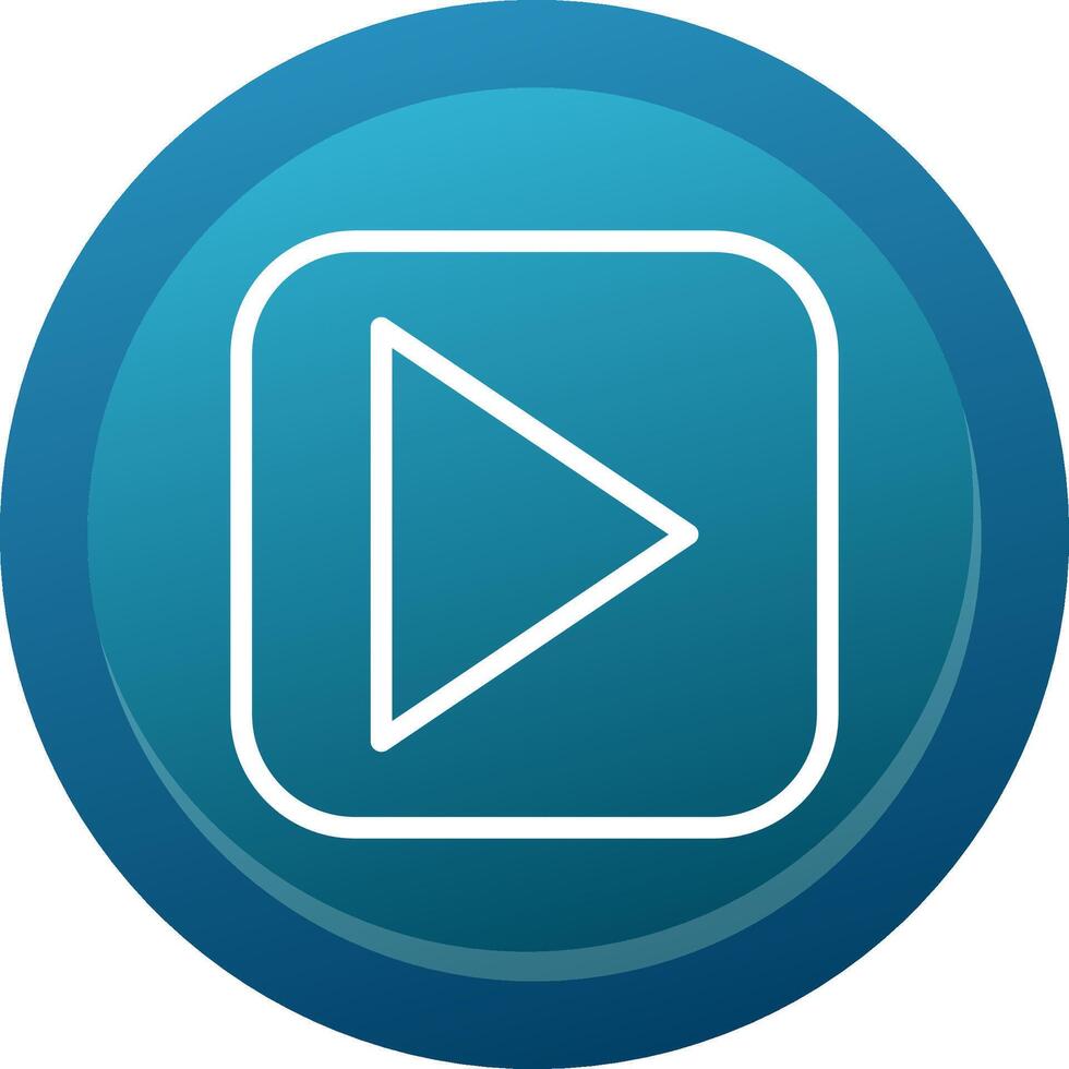 Pause Line Button vector