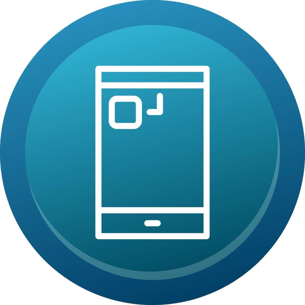 Notification Light Line Button vector