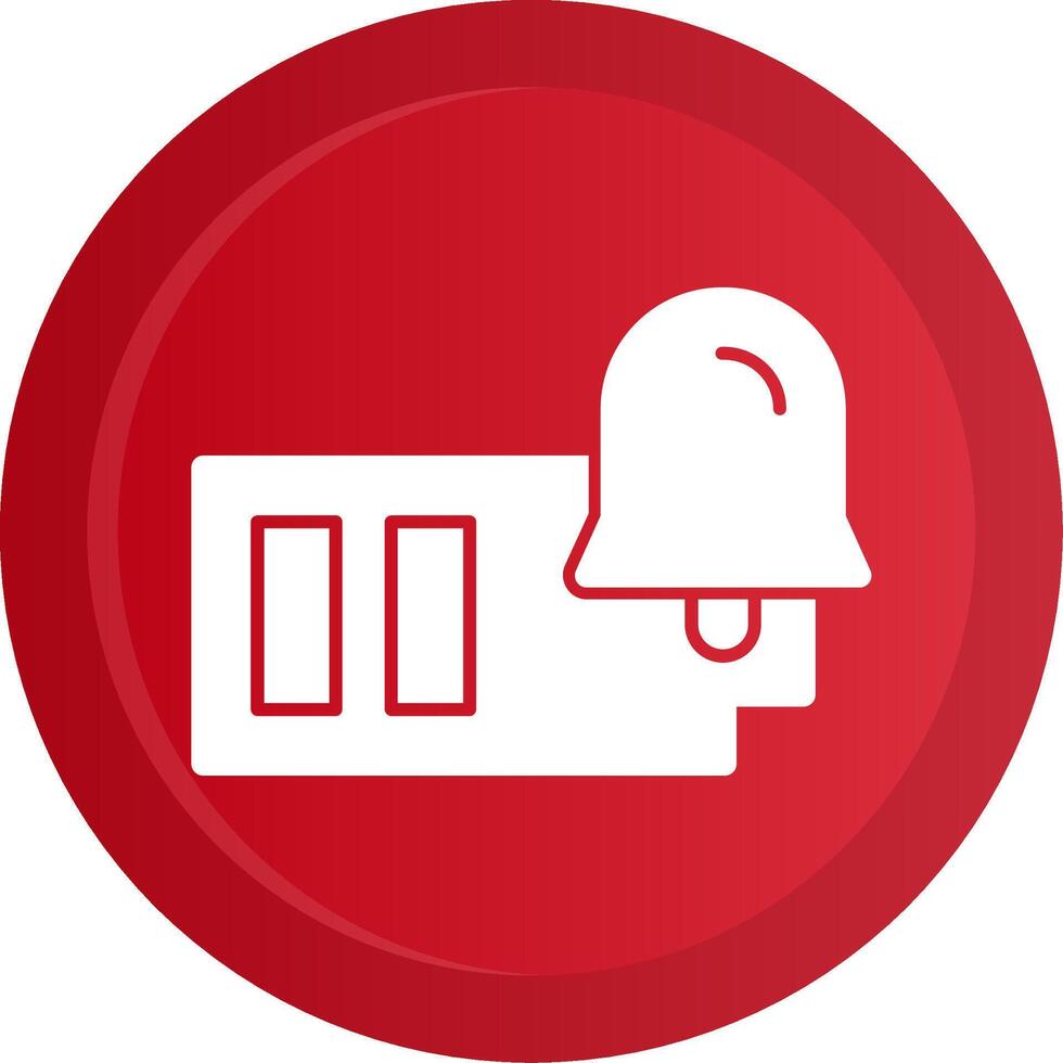 Battery Glyph Gradient Button vector