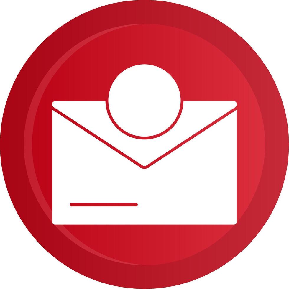 Notification Dot Glyph Gradient Button vector