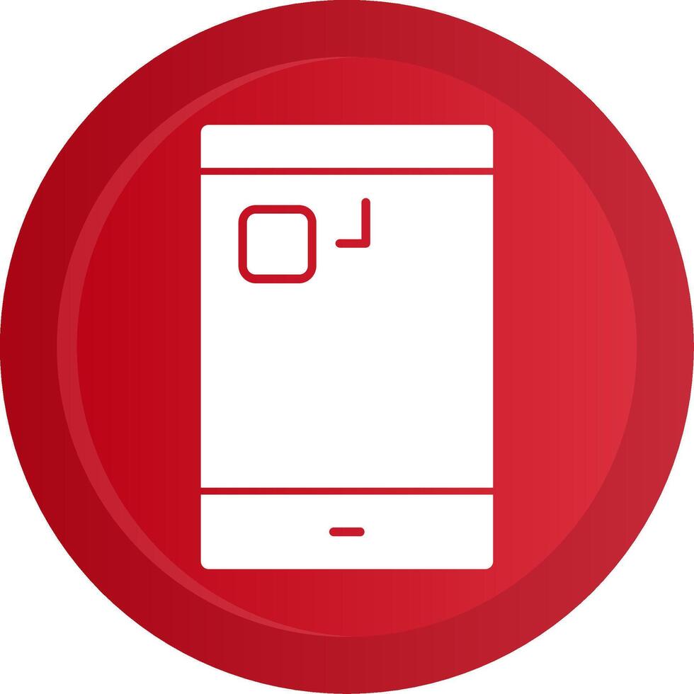 Notification Light Glyph Gradient Button vector