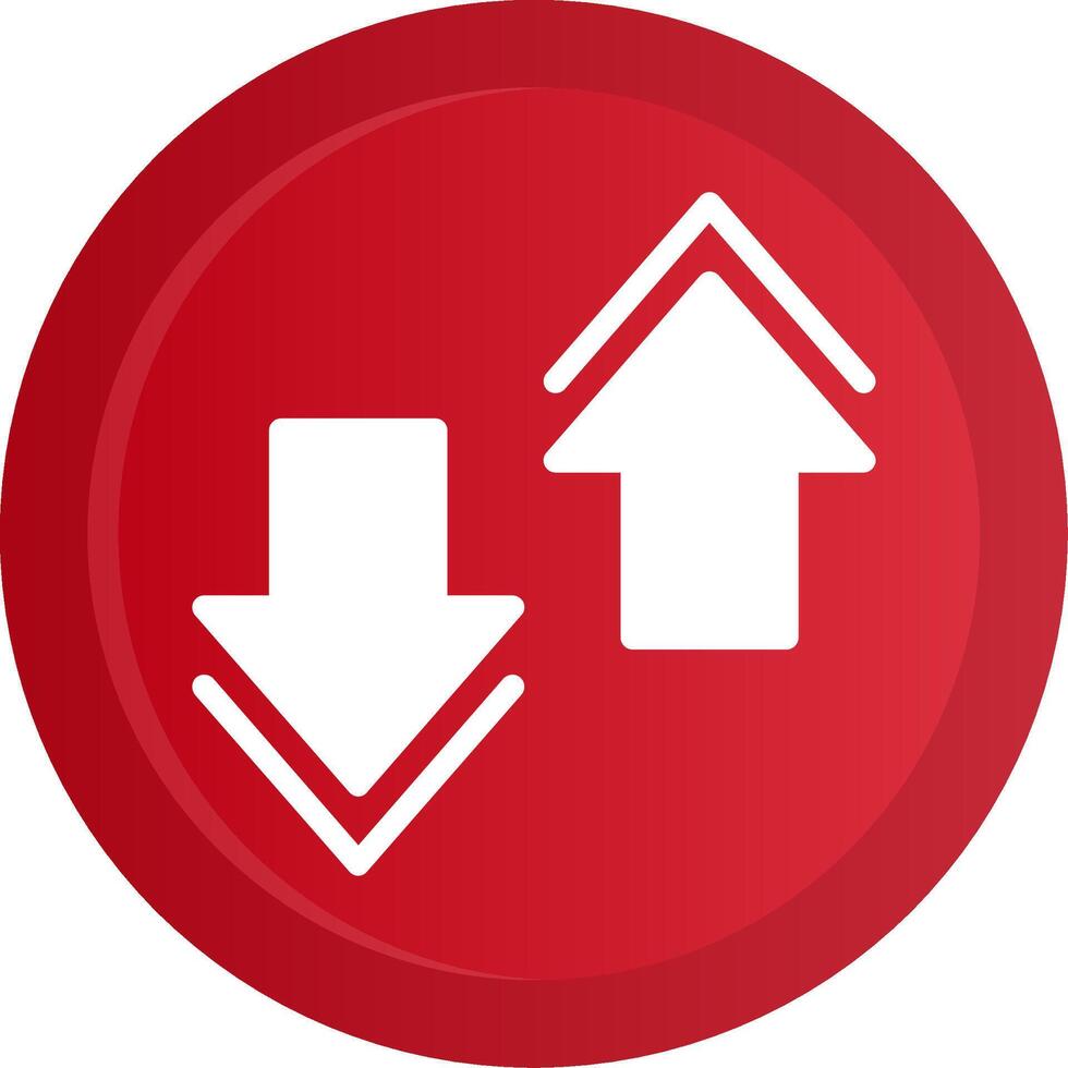 Expand Glyph Gradient Button vector