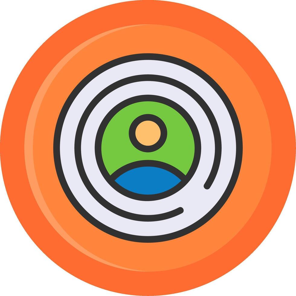 My Account Line Filled Circle vector