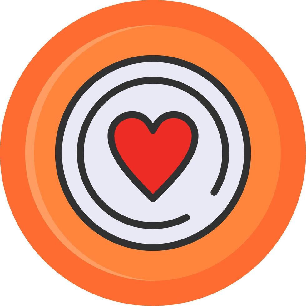 Testimonials Line Filled Circle vector