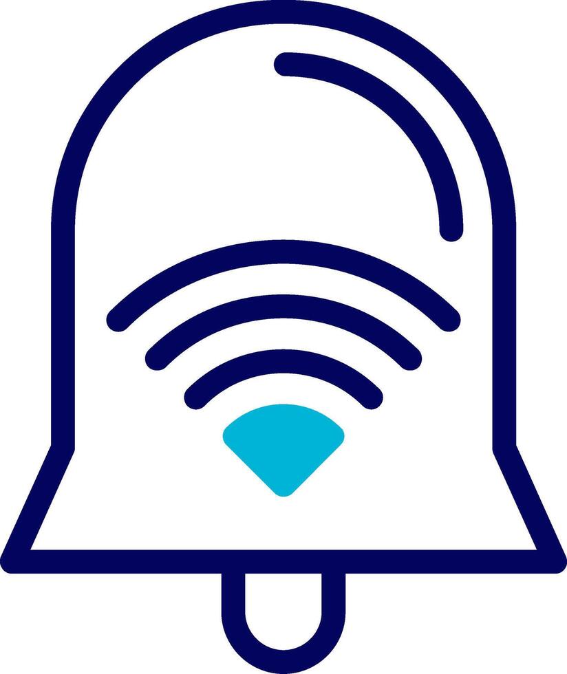 Wi-Fi Signal Blue Mixed vector