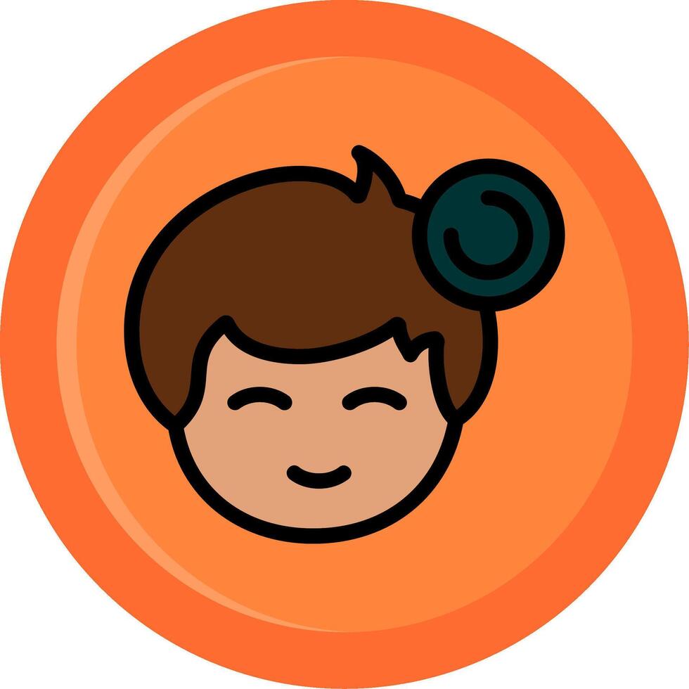 Pending status indicator Line Filled Circle vector