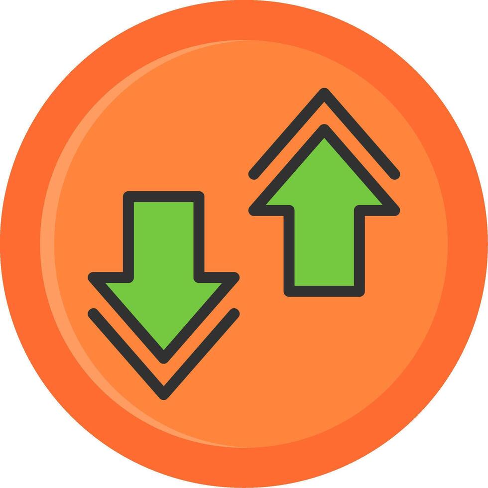 Expand Line Filled Circle vector
