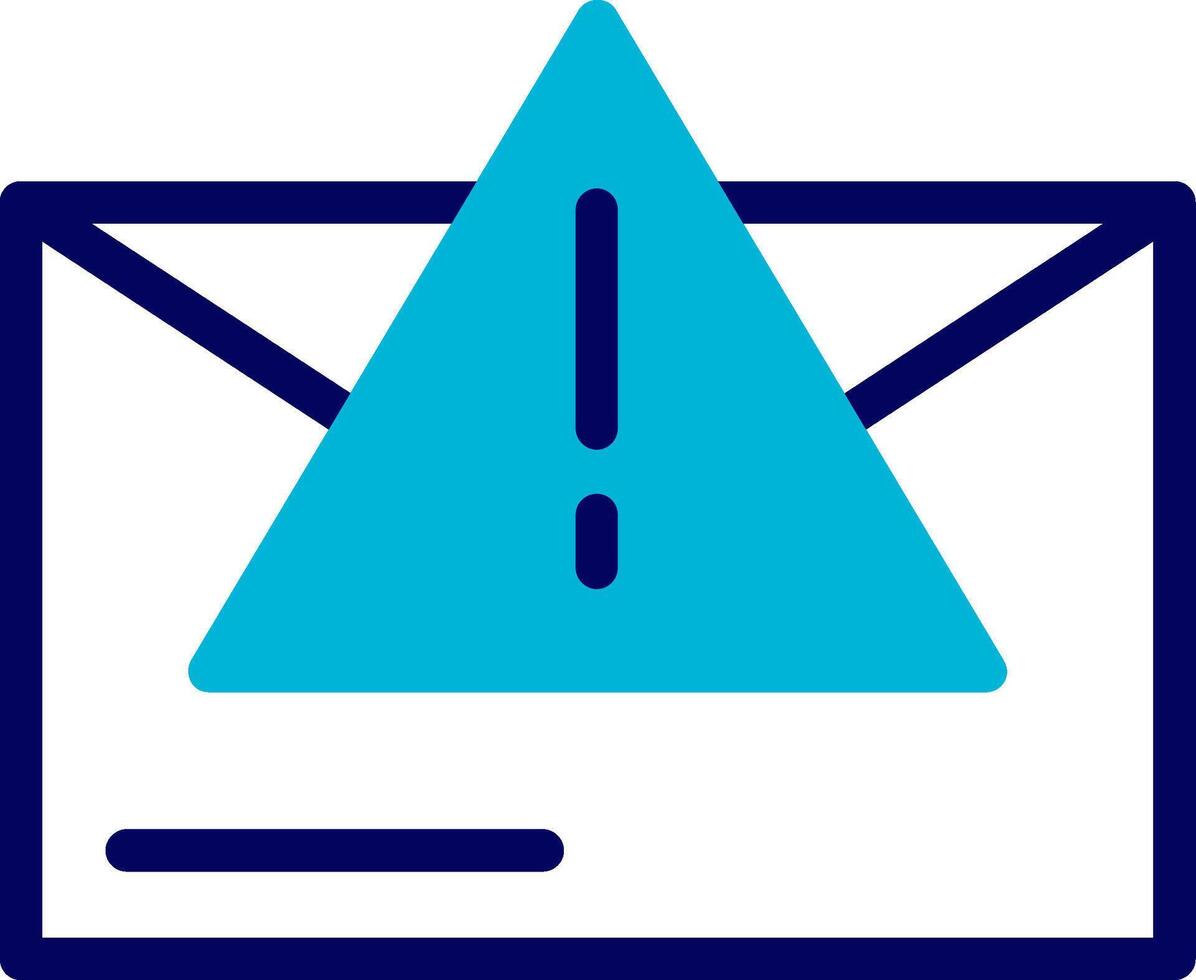 Warning Triangle Blue Mixed vector