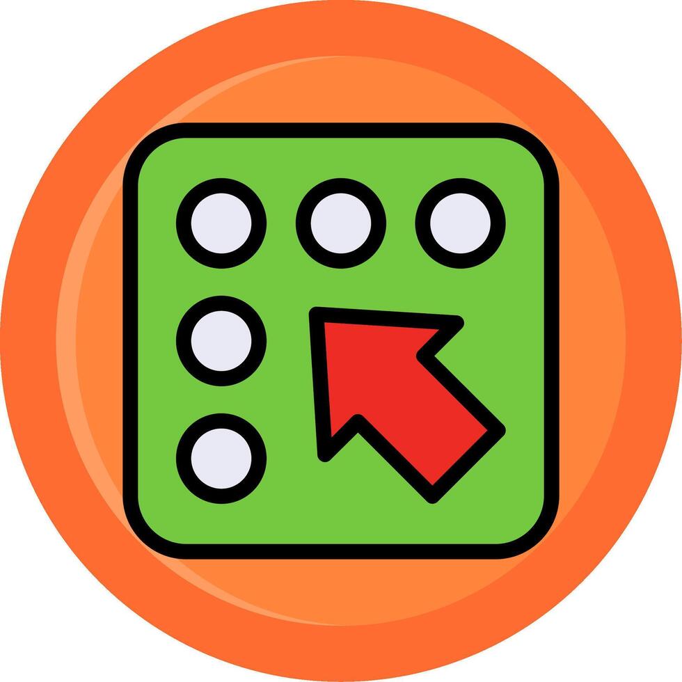 Line Filled With Background vector