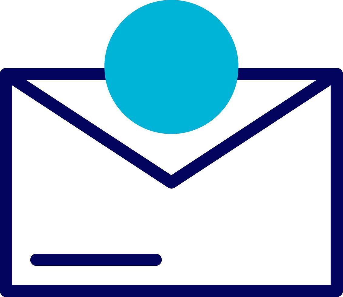 Notification Dot Blue Mixed vector
