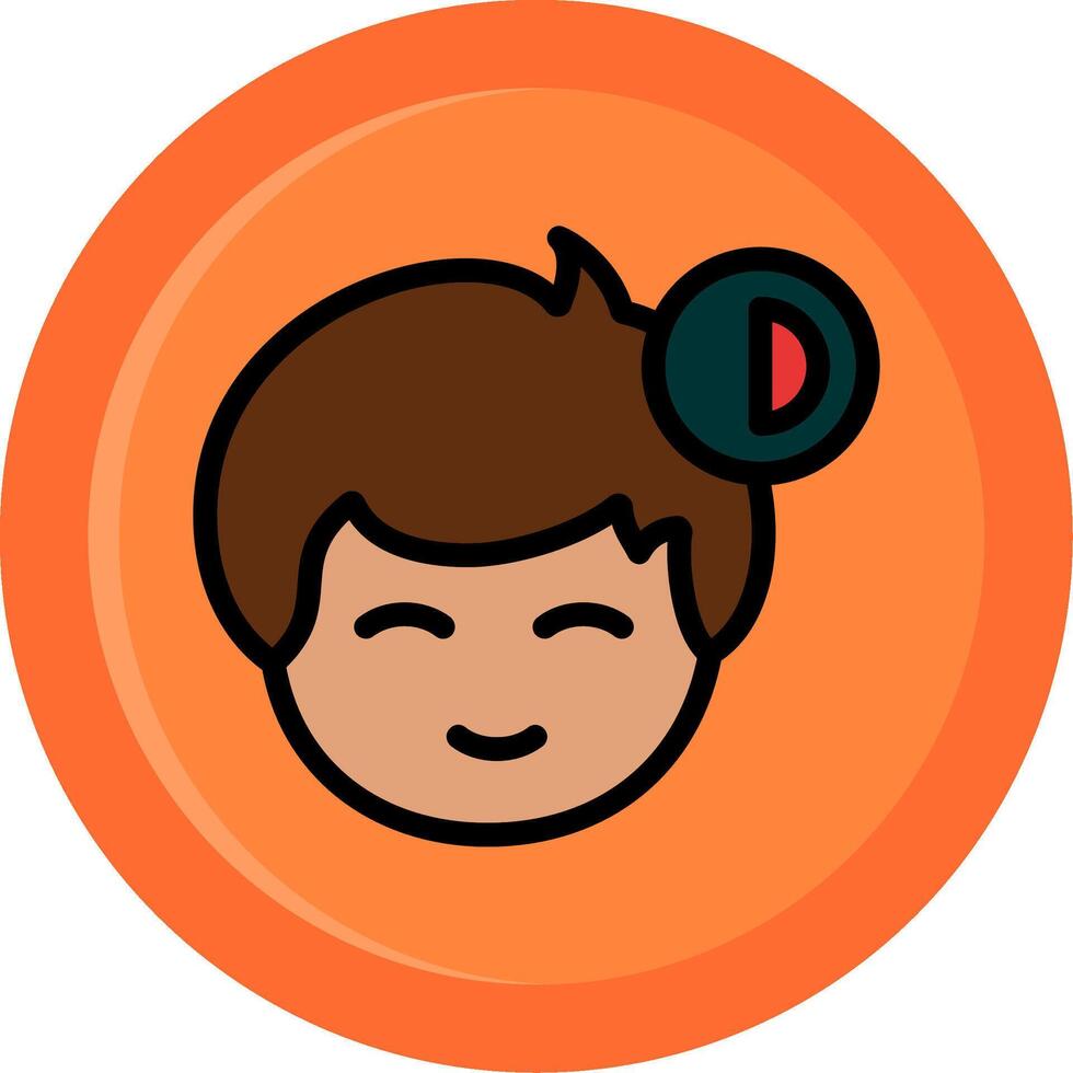 Offline status indicator Line Filled Circle vector