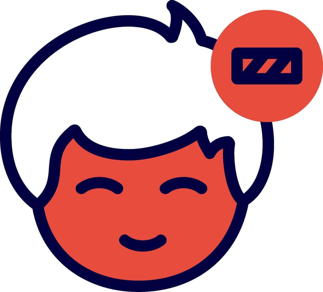 Loading spinner Line Red Filled vector