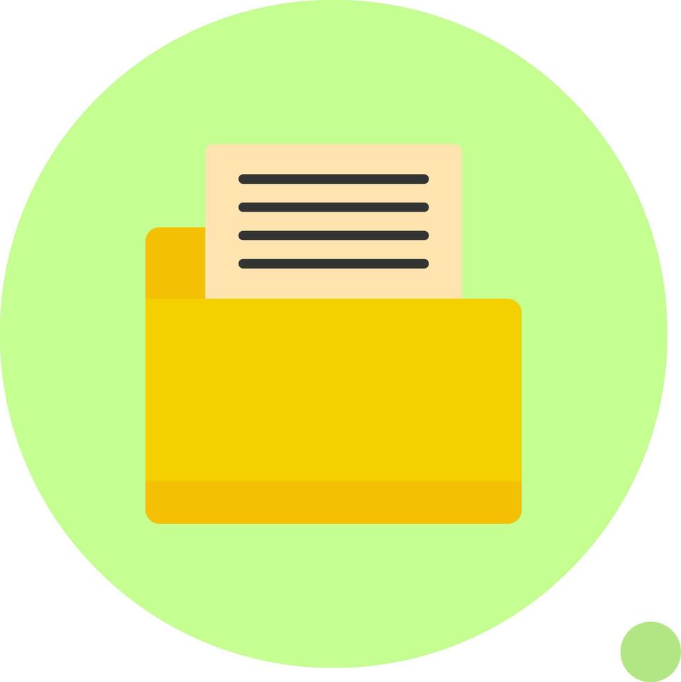 Portfolio Flat Shadow vector