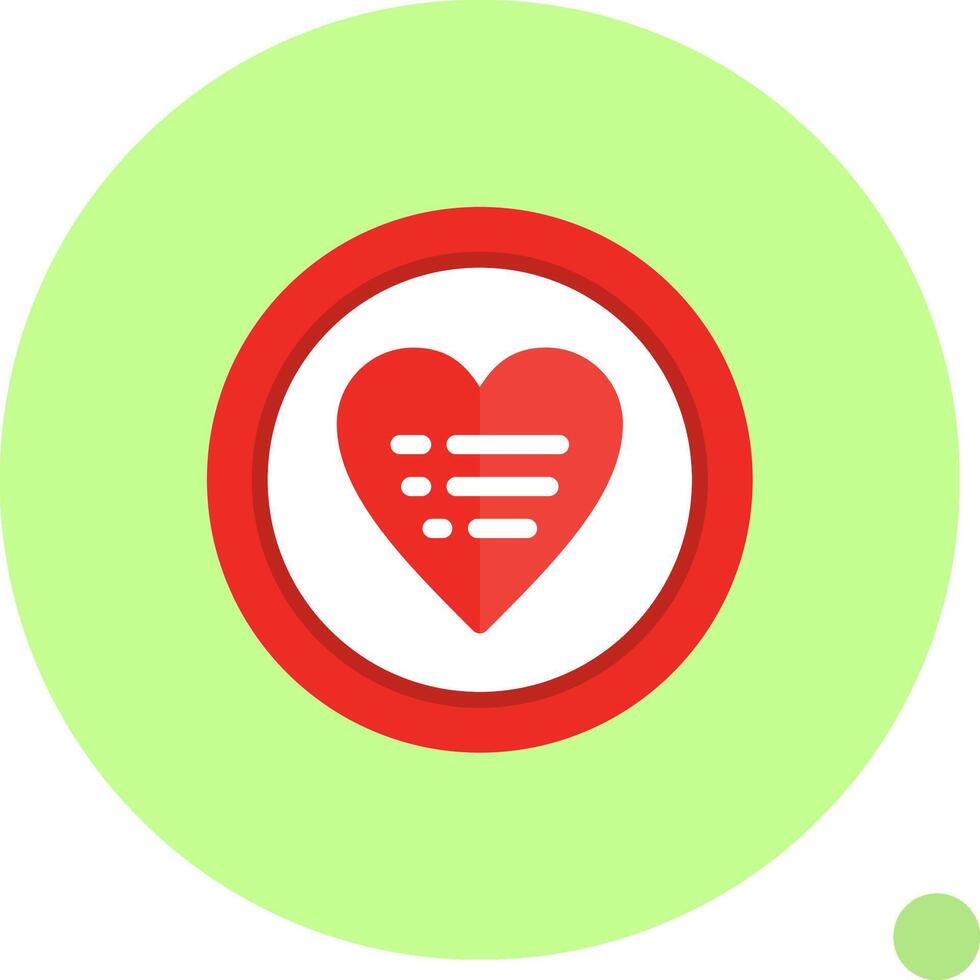 Wishlist Flat Shadow vector