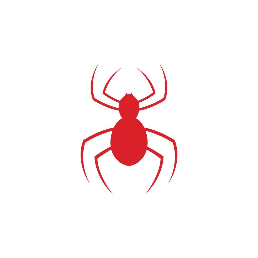 Spider Logo Line Art in Simple Style vector