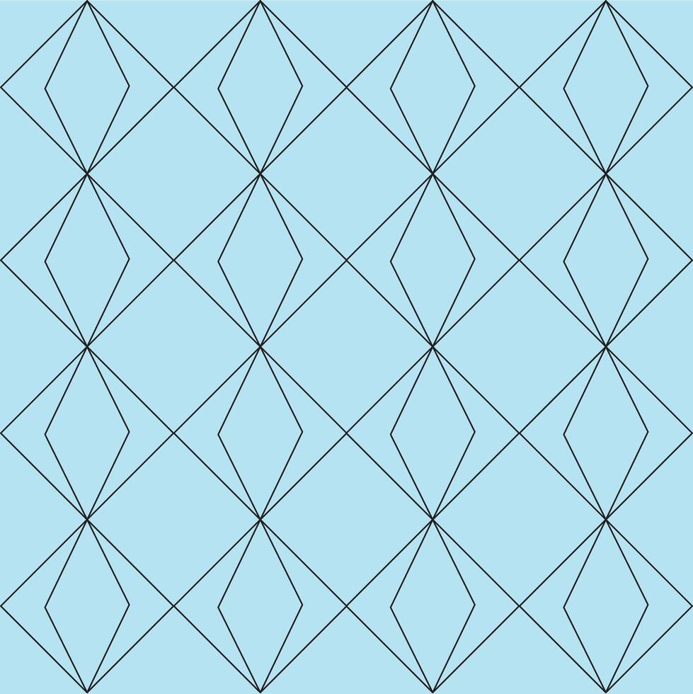 Blue Geometric Pattern vector