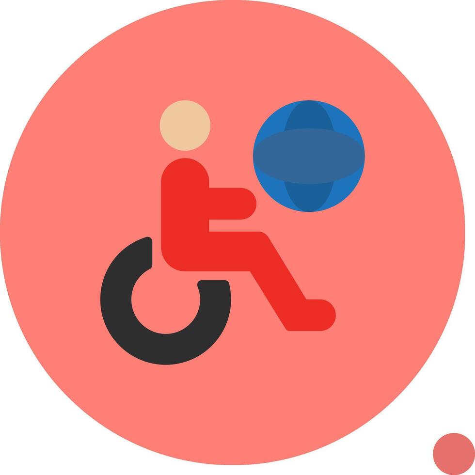 Accessibility Flat Shadow vector