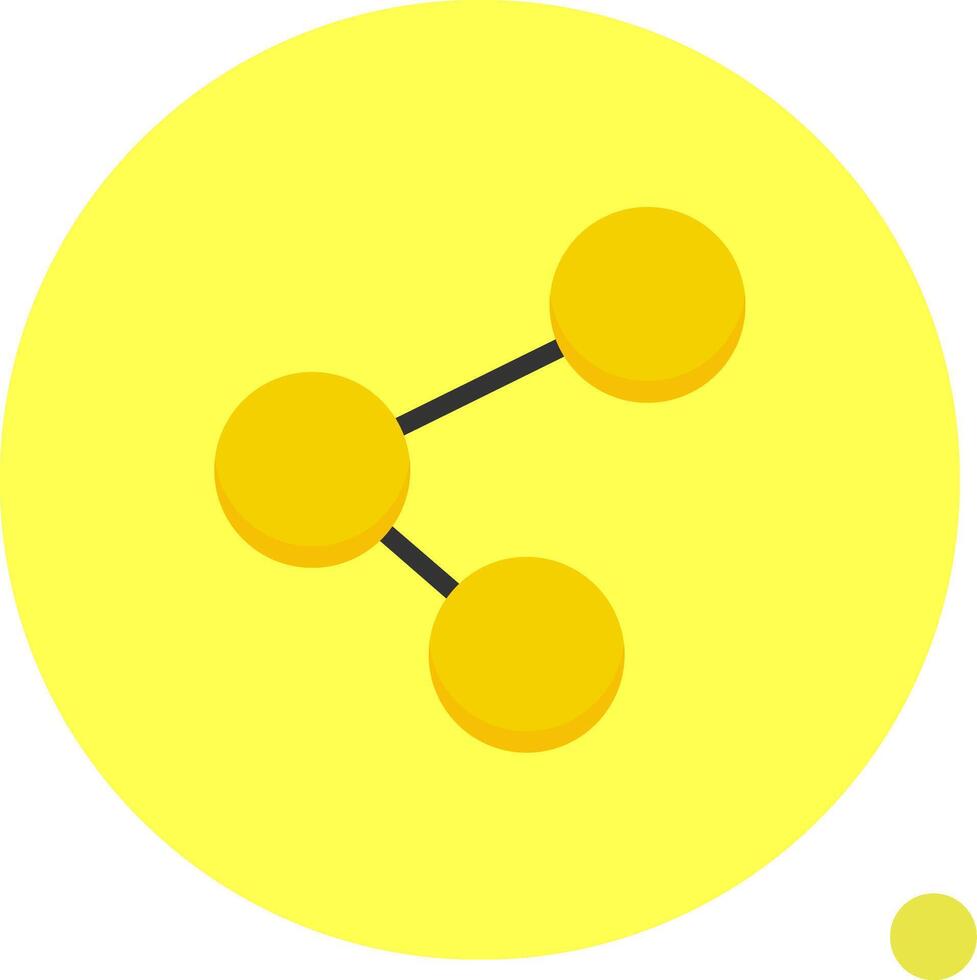 Share Flat Shadow vector