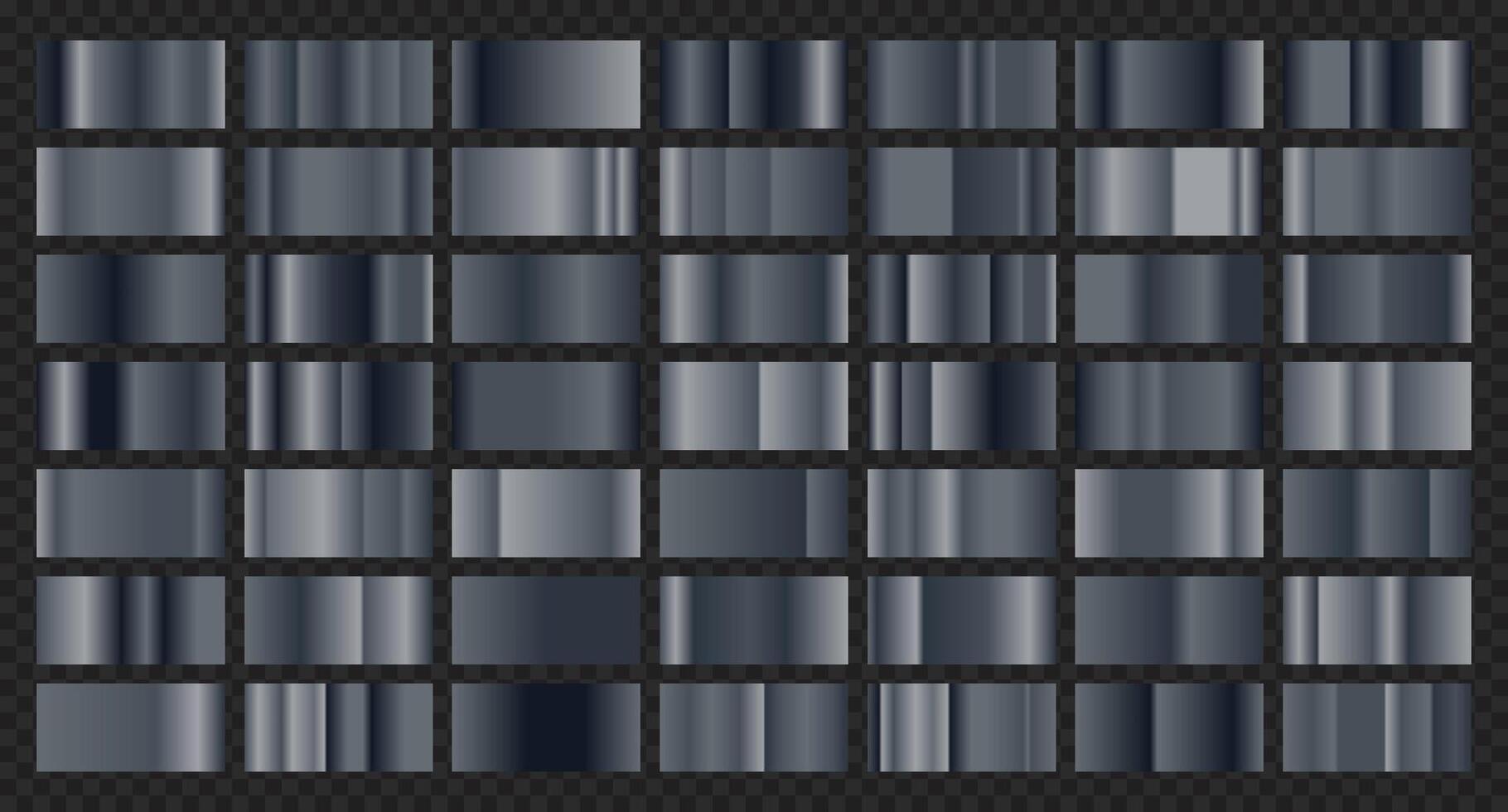 Set of steel texture background. Steel background texture. Steel metal background templates. Metal gradient collection. illustration vector