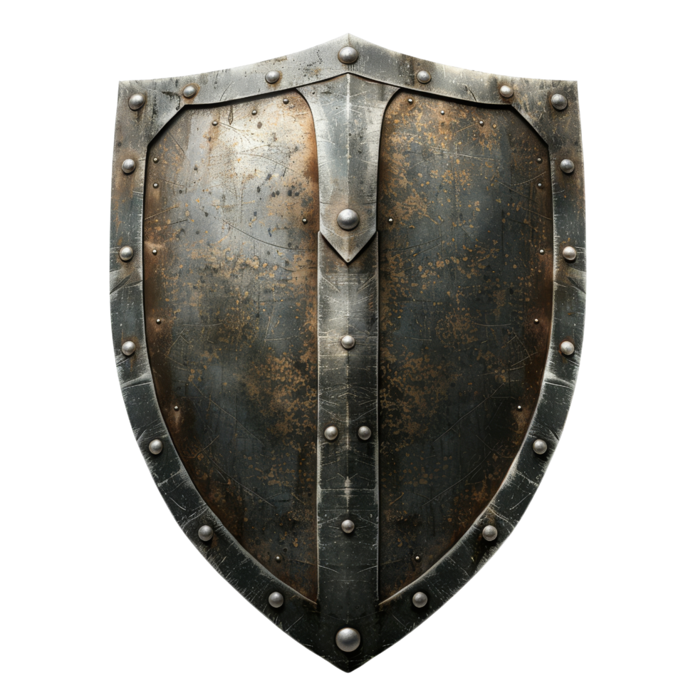 Ancient Medieval Rusty Shield png