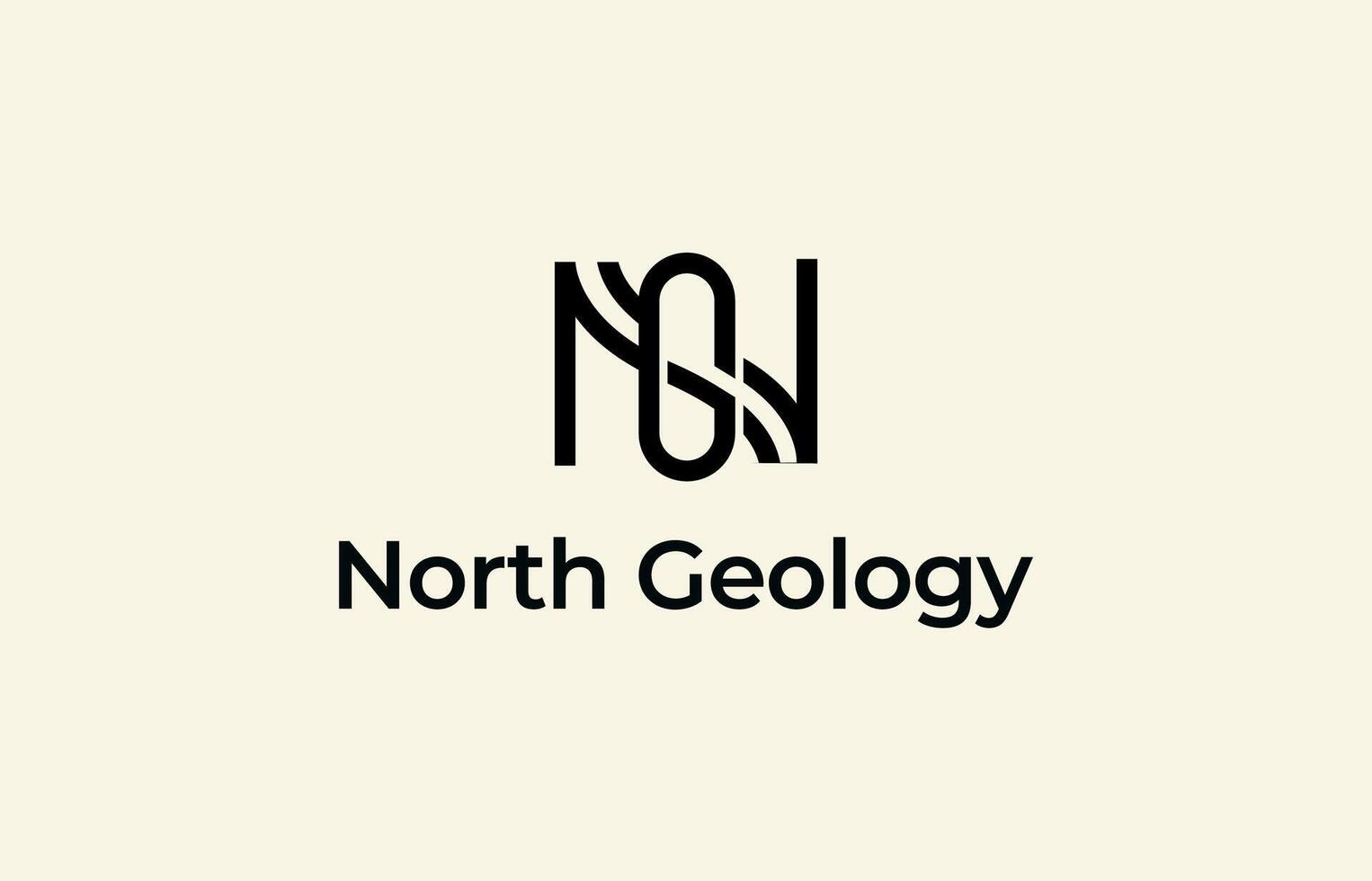 Logo Letter G and N. Simple, Minimalist and Modern. Editable file vector