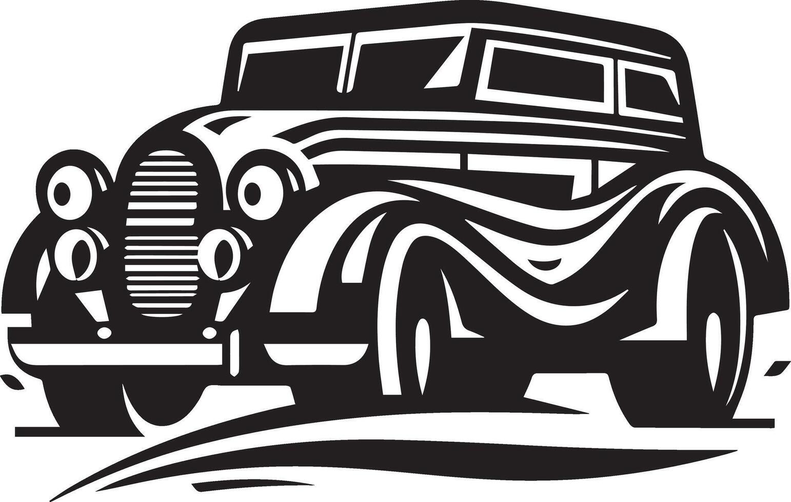 Jumping car on white background,mountain car vector