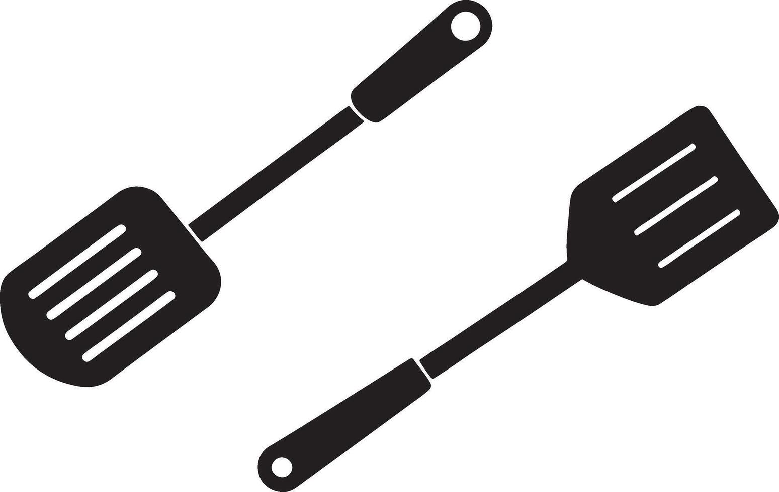 Spatula silhouette art illustration vector