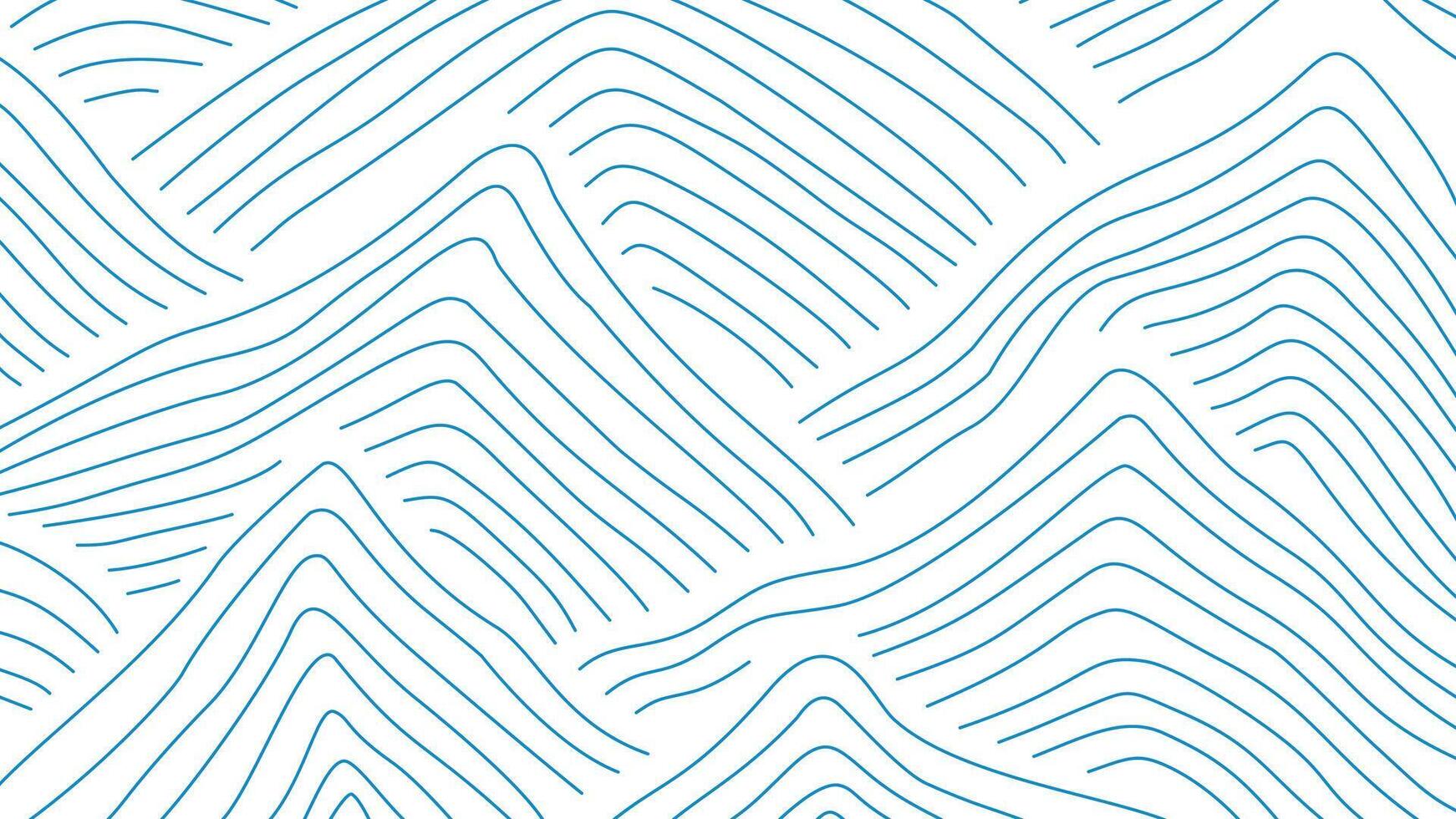 Abstract mountain background. Line style mountain background. Hand drawn Mountain line arts illustration. vector
