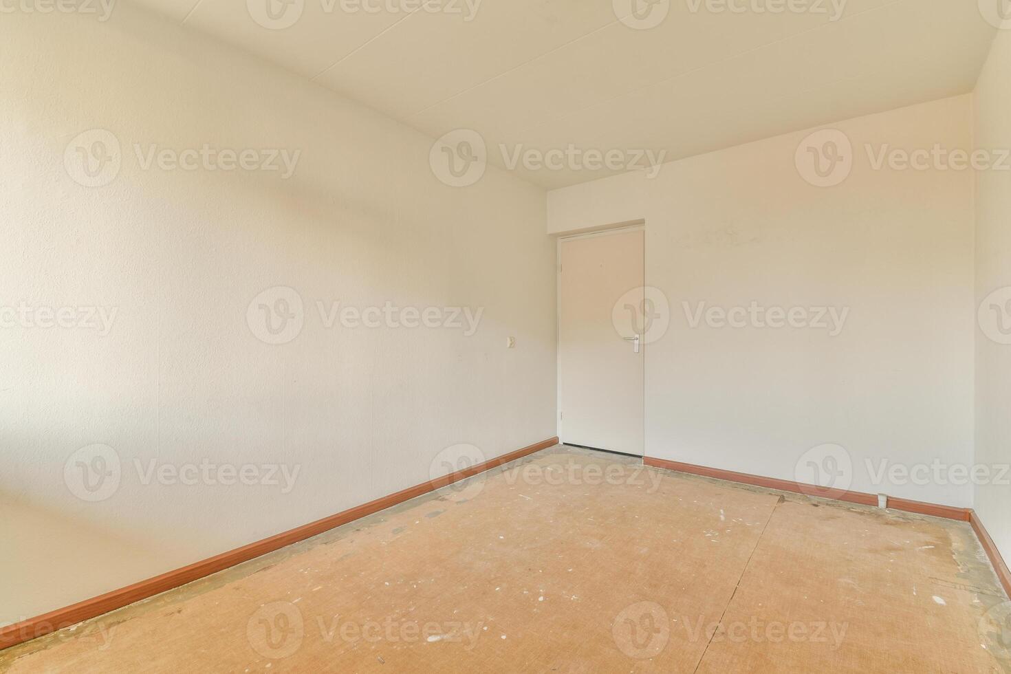 A room with a door and a window photo