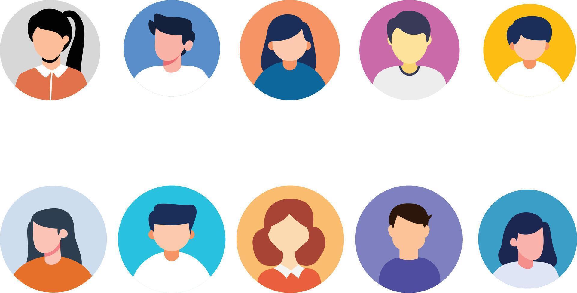 avatar profile Icon graphic design vector