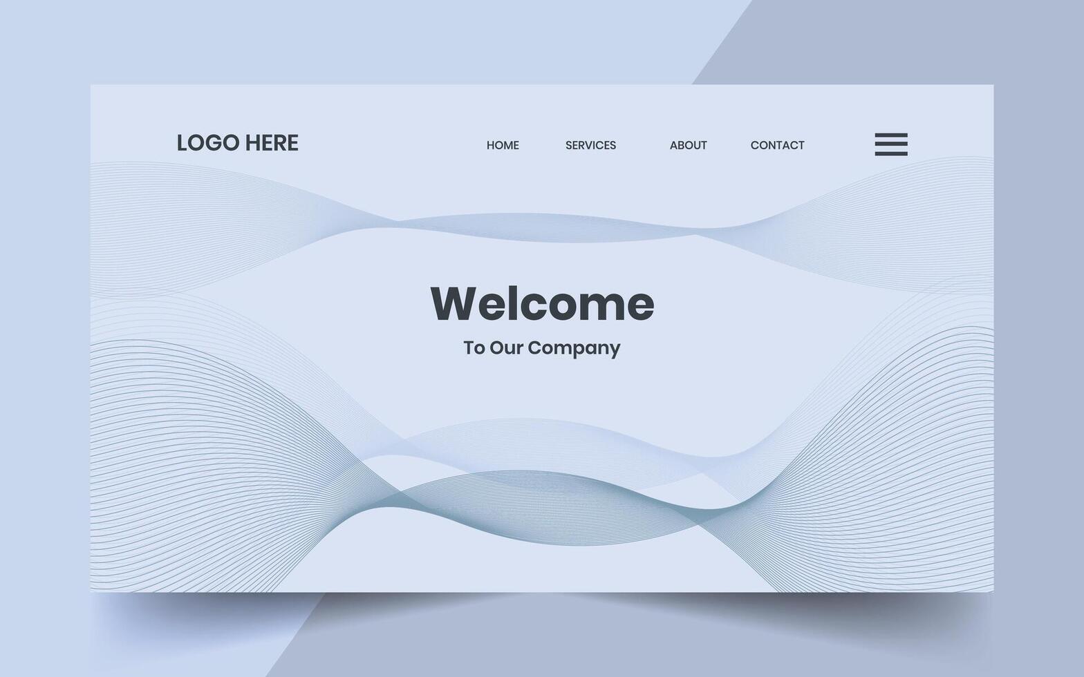 Elegant technology abstract creative gradient wave line banner background for website landing page, hero banner design, webpage header vector