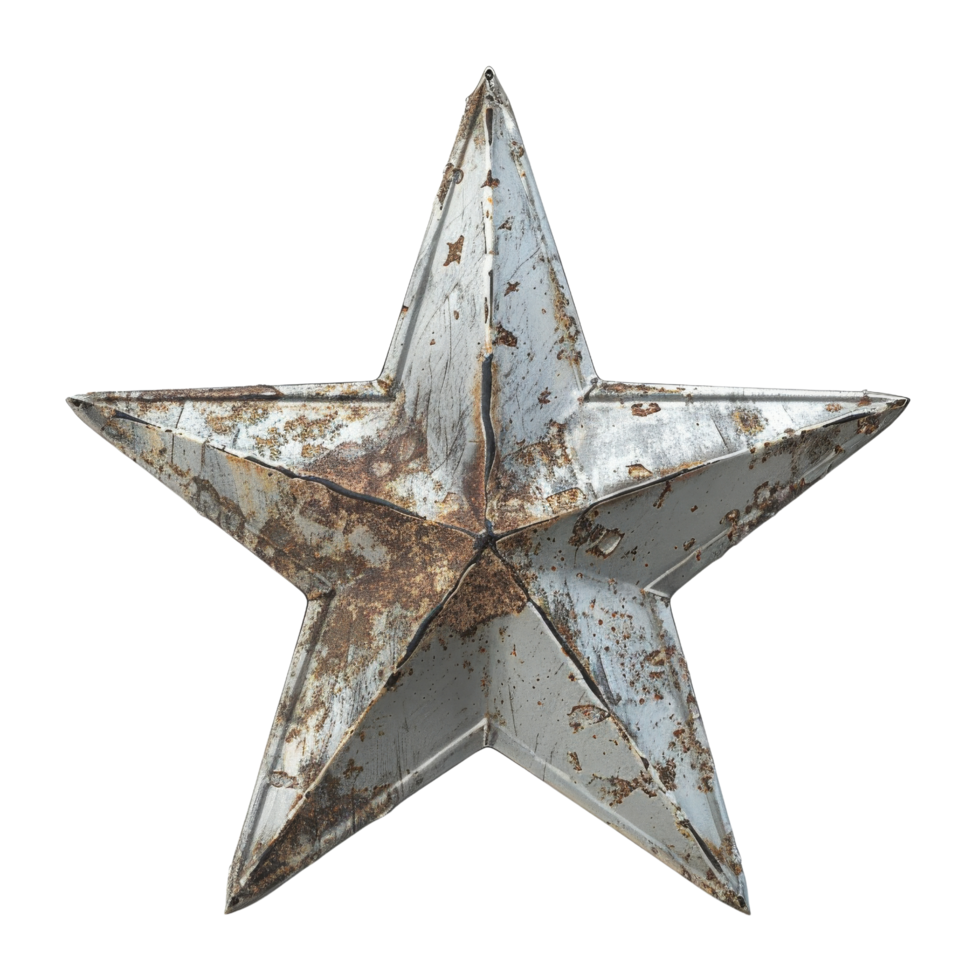 Rusty Star Isolated png