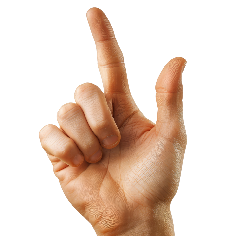 Pointing Finger Hand Gesture png