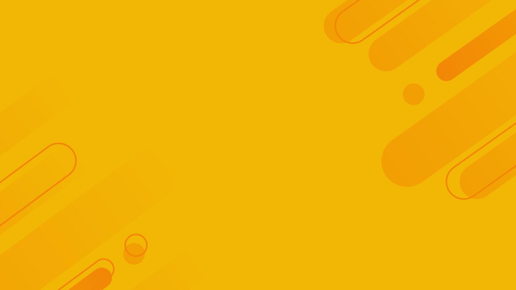 Oval geometric yellow background with lines and gradations. illustration. Suitable for wallpapers, presentations, banners, etc. vector