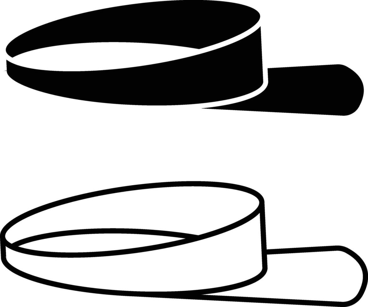 Open Top Sport Hat Icon vector