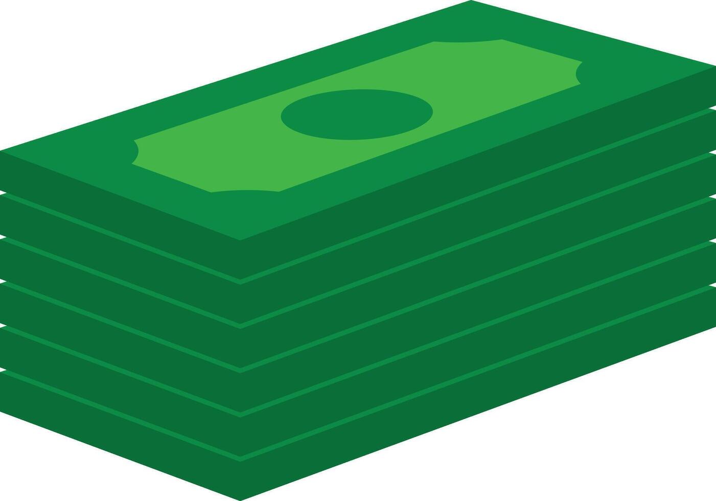 Stack of Money Bundle Icon vector