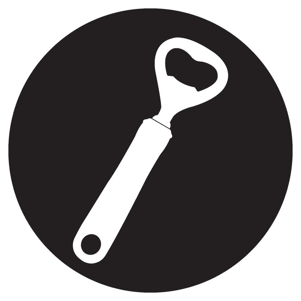 bottle opener icon design template vector