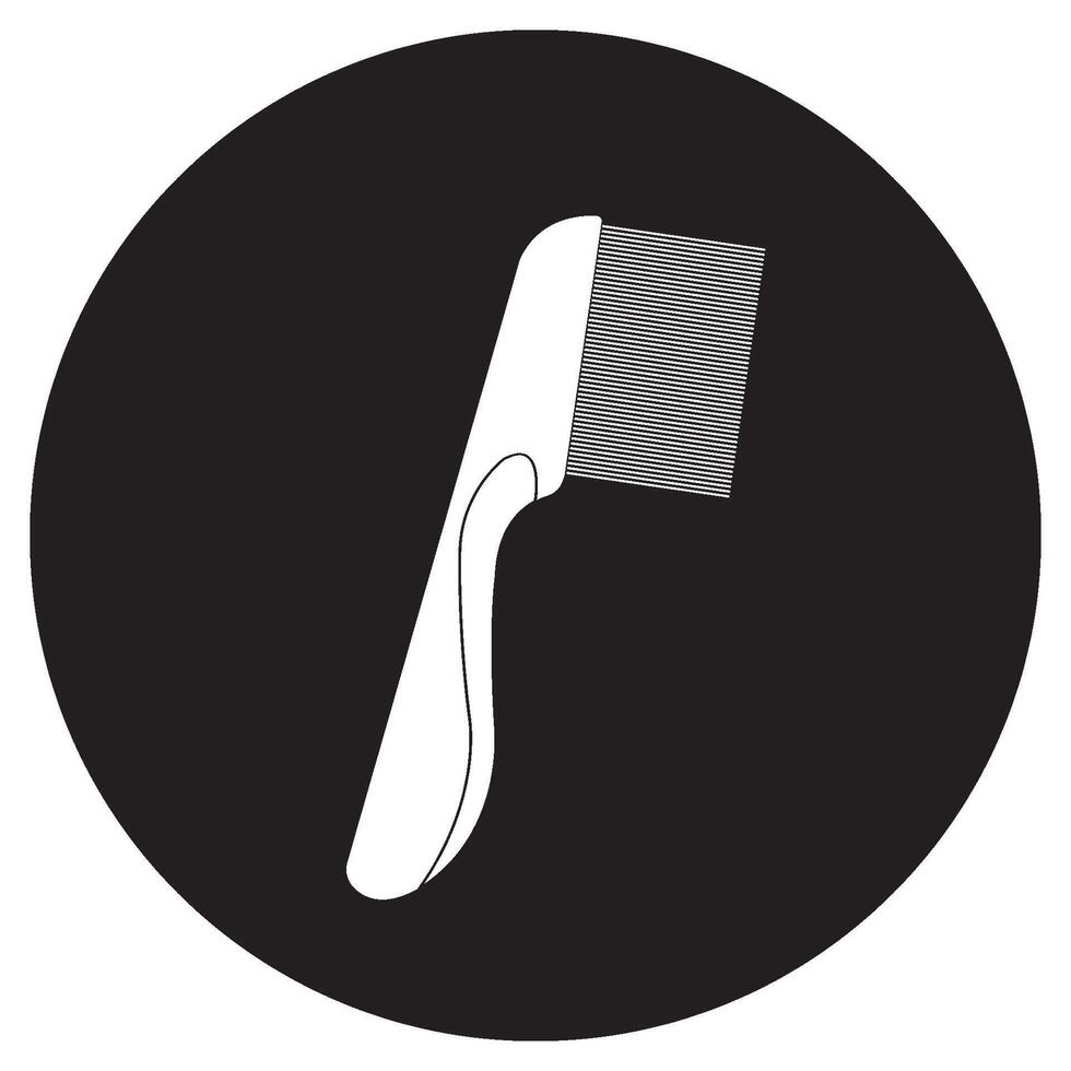 dandruff comb icon illustration design vector