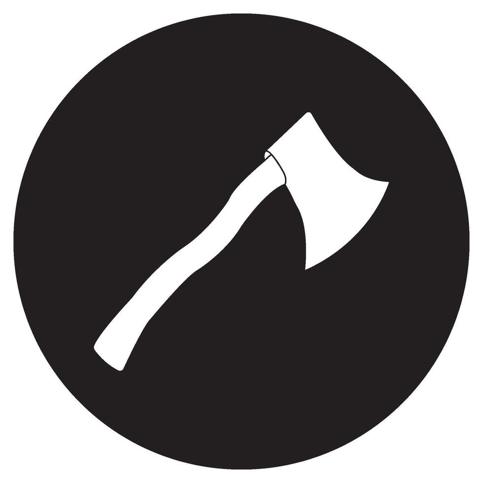 Axe icon design template vector