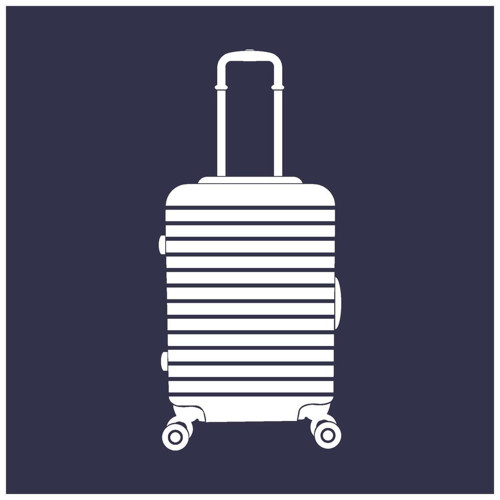 suitcase icon simple design vector