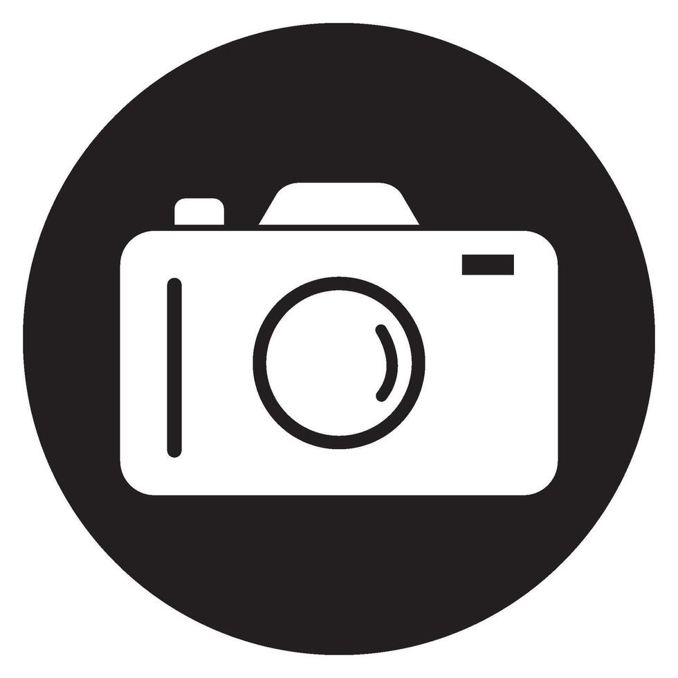 camera icon simple design vector
