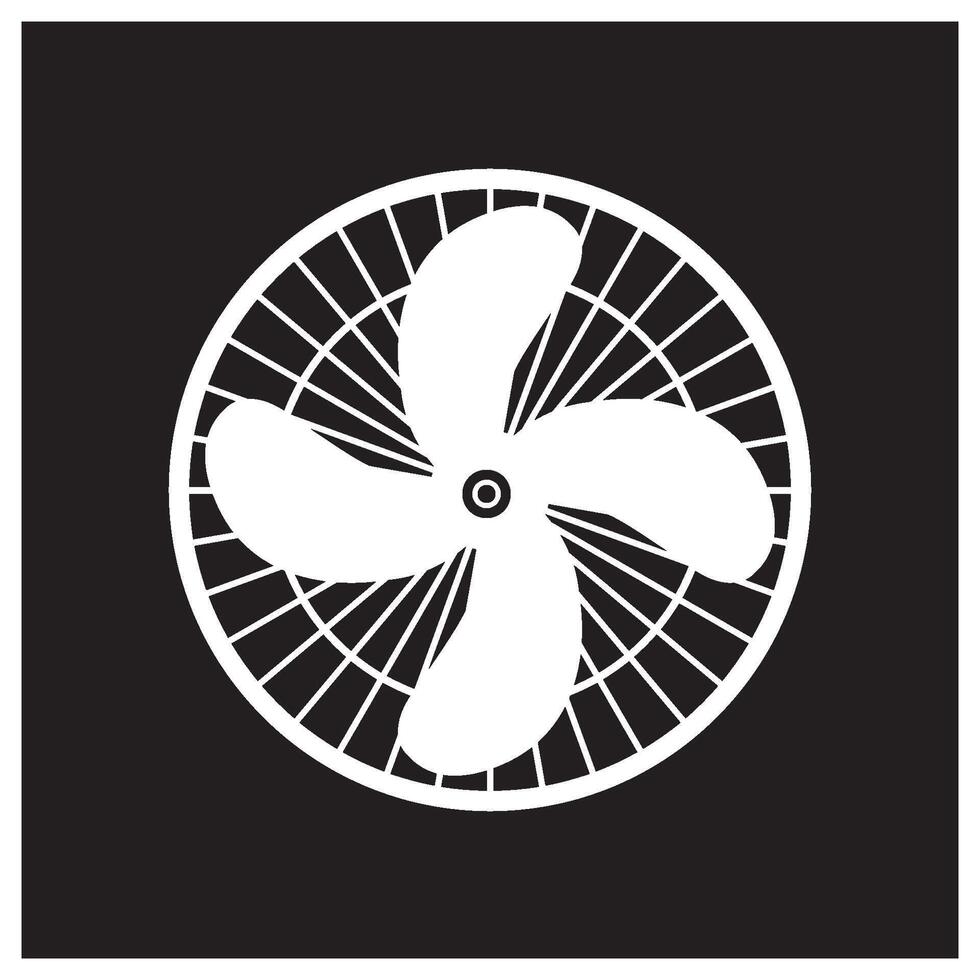 fan icon illustration simple design vector