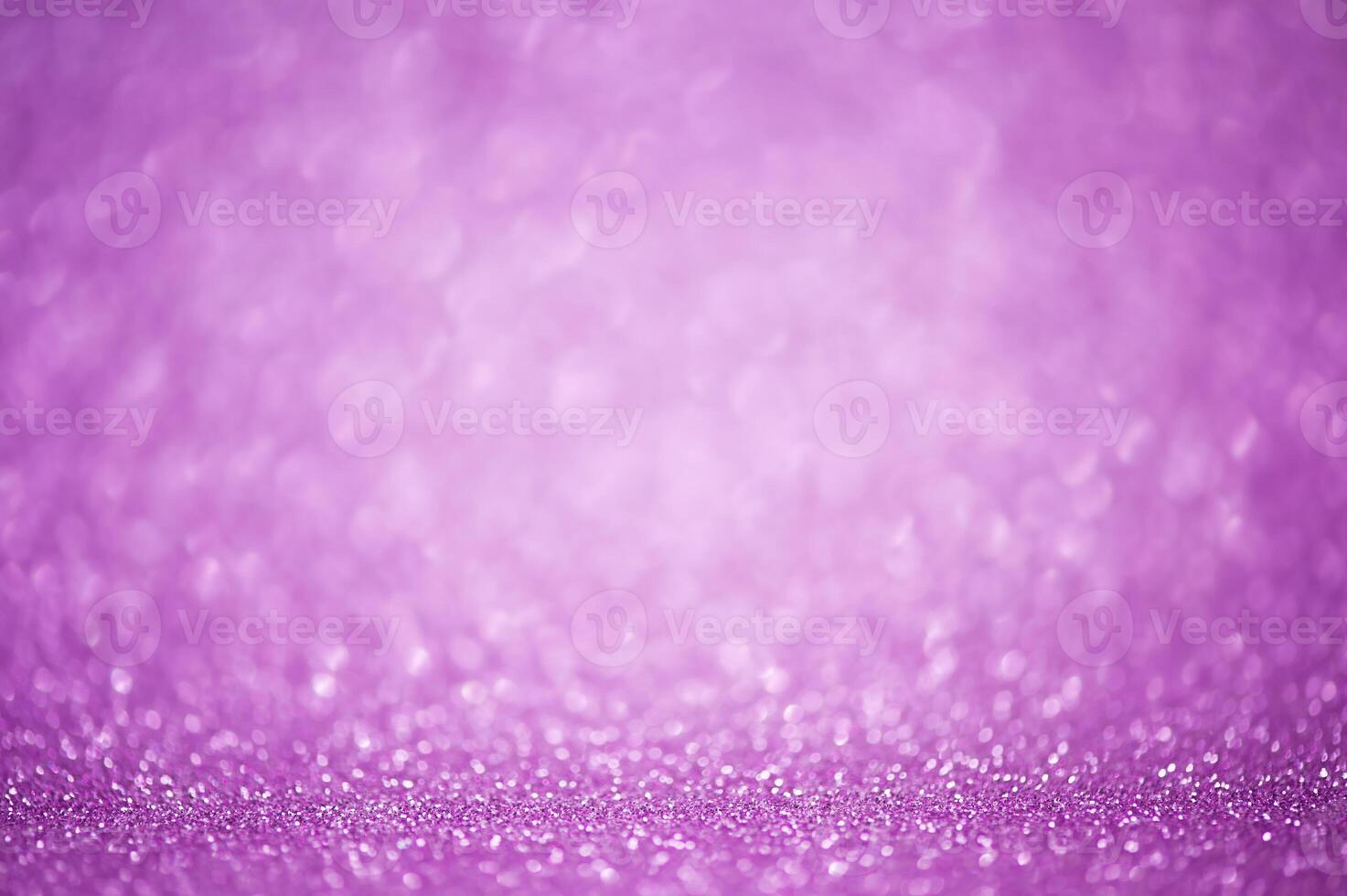 Abstract purple glitter background thin focus part and defocus lights. Sequins are purple. photo