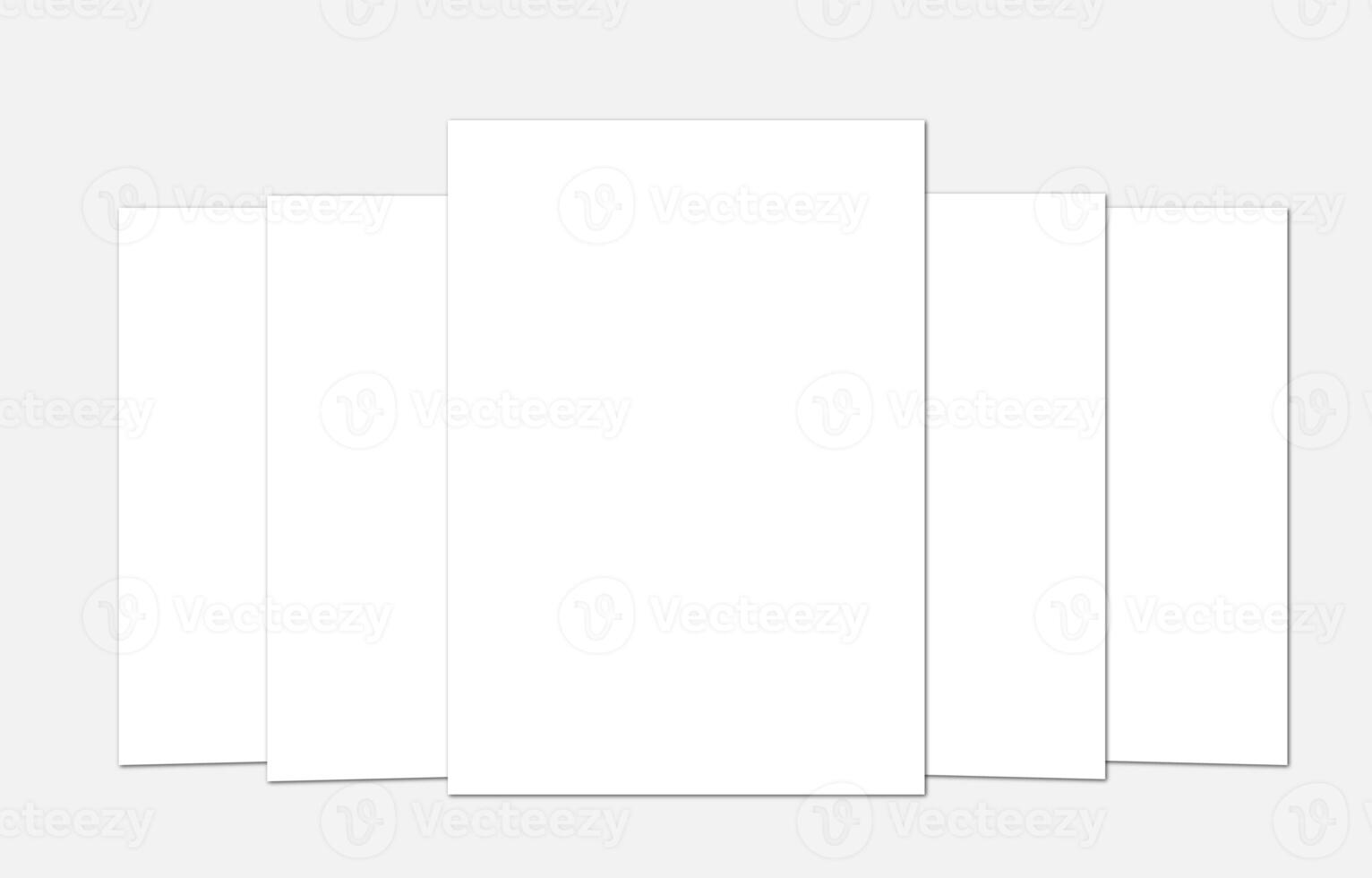 Professional invoice Lettterhead fax cover flyer or Letter blank Mockup file photo