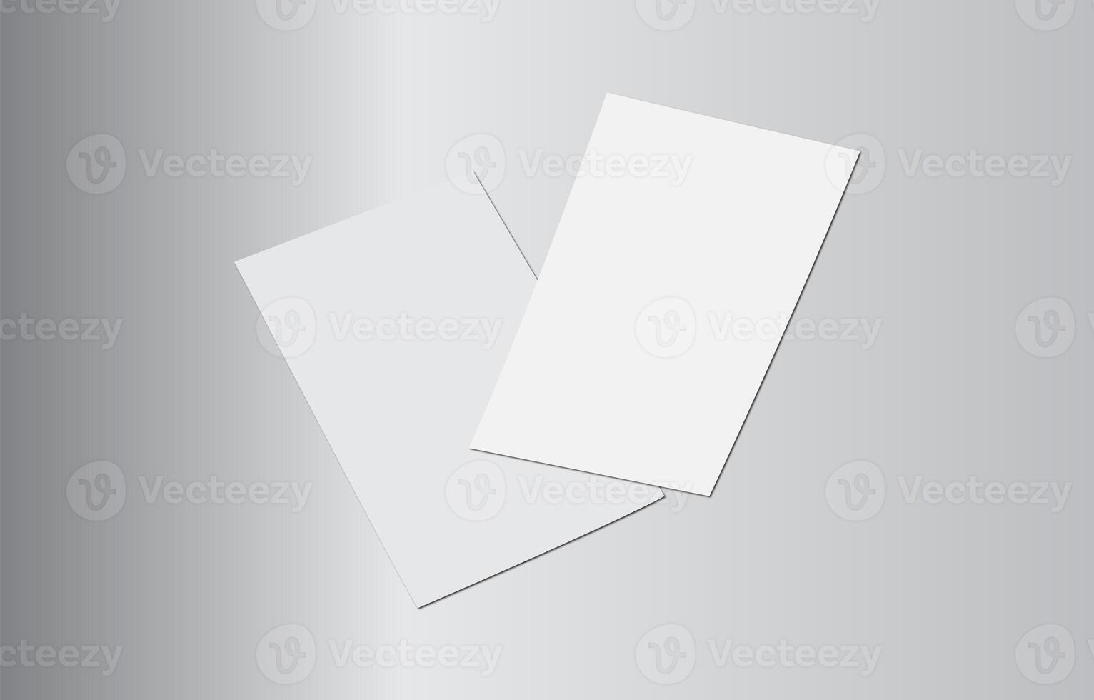 Professional invoice Lettterhead fax cover flyer or Letter blank Mockup file photo